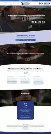EFG Kirchlengern in der Desktop-Ansicht